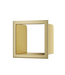 Wiesbaden Inbouw toiletrolhouder Rocko + Reserverolhouder Geborsteld Messing - 33.2187