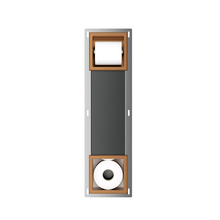 Wiesbaden Inbouw toiletrolhouder Rocko + Reserverolhouder Geborsteld Brons koper - 33.2188