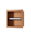 Wiesbaden Inbouw toiletrolhouder Rocko + Reserverolhouder Geborsteld Brons koper - 33.2188