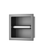 Wiesbaden Inbouw toiletrolhouder Rocko Gunmetal - 33.2113