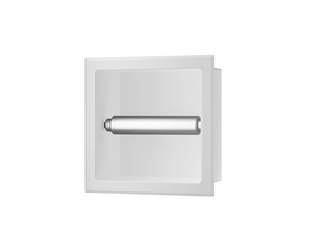 Wiesbaden Inbouw toiletrolhouder Rocko Mat Wit - 33.2112