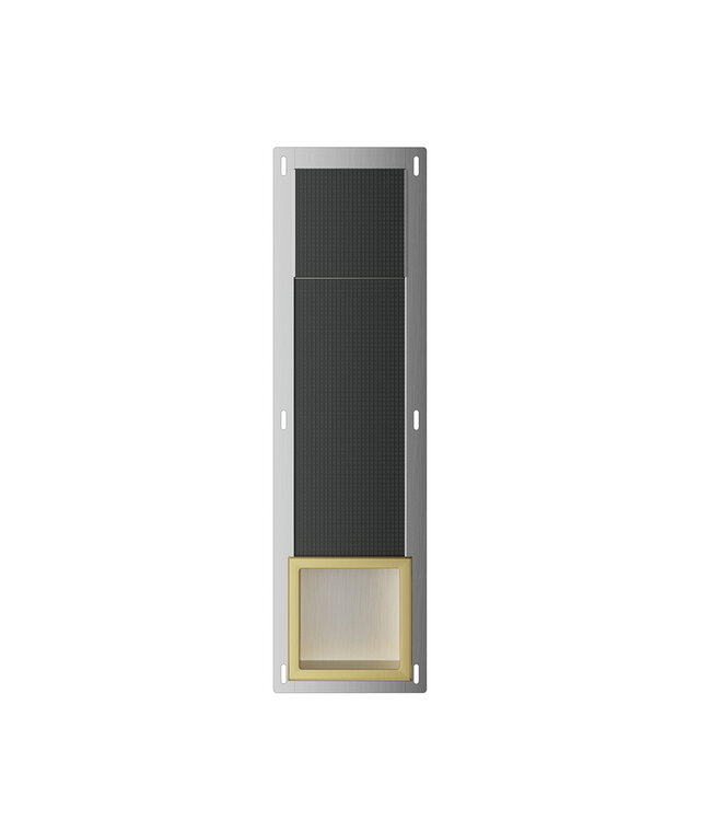 Wiesbaden Inbouw Reserve toiletrolhouder Rocko Geborsteld Messing - 33.2178