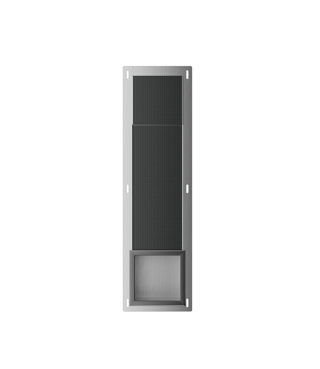 Wiesbaden Wiesbaden Inbouw Reserve toiletrolhouder Rocko Gunmetal - 33.2177