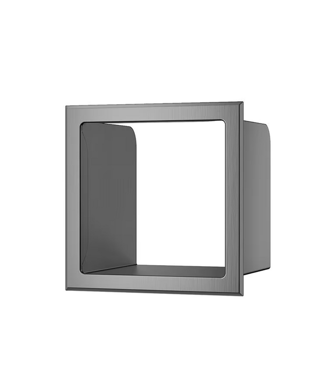 Wiesbaden Inbouw Reserve toiletrolhouder Rocko Gunmetal - 33.2177