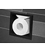 Wiesbaden Inbouw Reserve toiletrolhouder Rocko Mat Zwart - 28.2900
