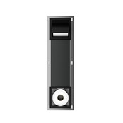 Wiesbaden Inbouw toiletrolhouder met Klep Rocko + Reserverolhouder Mat Zwart - 33.2158