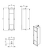 Wiesbaden Inbouw toiletrolhouder met Klep Rocko + Reserverolhouder Mat Wit - 33.2157