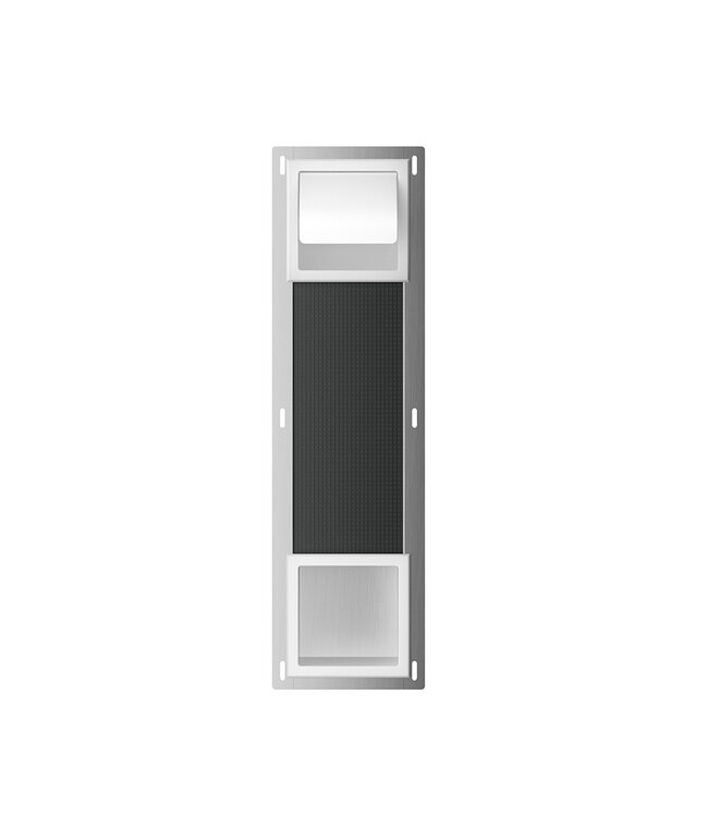 Wiesbaden Inbouw toiletrolhouder met Klep Rocko + Reserverolhouder Mat Wit - 33.2157