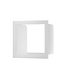 Wiesbaden Inbouw toiletrolhouder met Klep Rocko + Reserverolhouder Mat Wit - 33.2157