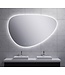 Badkamerspiegel Uovo 150cm - Dimbaar led met touch - Spiegelverwarming - 38.4169