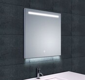 Badkamerspiegel Ambi One 60x60 cm - Dimbaar Led met Spiegelverwarming - 38.4120