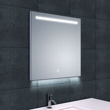 Badkamerspiegel Ambi One 60x60 cm - Dimbaar Led met Spiegelverwarming - 38.4120
