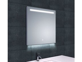 Badkamerspiegel Ambi One 60x60 cm - Dimbaar Led met Spiegelverwarming - 38.4120