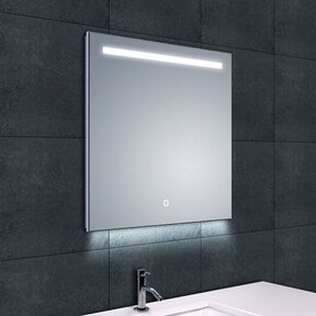 Badkamerspiegel Ambi One 60x60 cm - Dimbaar Led met Spiegelverwarming - 38.4120