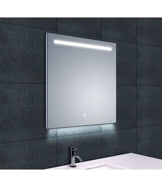 Wiesbaden Badkamerspiegel Ambi One 60x60 cm - Dimbaar Led met Spiegelverwarming - 38.4120