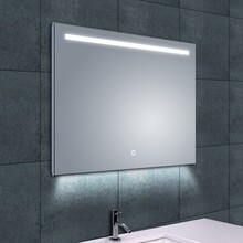 Badkamerspiegel Ambi One 80x60 cm - Dimbaar Led met Spiegelverwarming - 38.4121