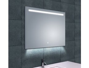 Badkamerspiegel Ambi One 80x60 cm - Dimbaar Led met Spiegelverwarming - 38.4121