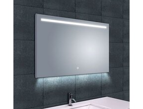 Badkamerspiegel Ambi One 100x60 cm - Dimbaar Led met Spiegelverwarming - 38.4122