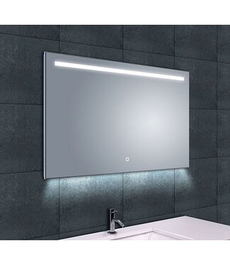 Wiesbaden Badkamerspiegel Ambi One 100x60 cm - Dimbaar Led met Spiegelverwarming - 38.4122