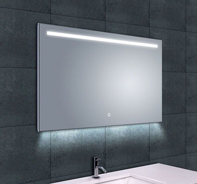 Badkamerspiegel Ambi One 100x60 cm - Dimbaar Led met Spiegelverwarming - 38.4122