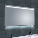Badkamerspiegel Ambi One 120x60 cm - Dimbaar Led met Spiegelverwarming - 38.4123