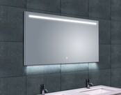 Badkamerspiegel Ambi One 120x60 cm - Dimbaar Led met Spiegelverwarming - 38.4123