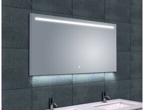 Badkamerspiegel Ambi One 120x60 cm - Dimbaar Led met Spiegelverwarming - 38.4123
