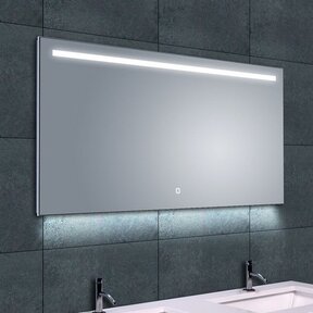 Badkamerspiegel Ambi One 120x60 cm - Dimbaar Led met Spiegelverwarming - 38.4123