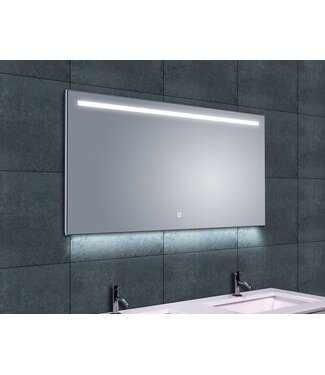 Wiesbaden Badkamerspiegel Ambi One 120x60 cm - Dimbaar Led met Spiegelverwarming - 38.4123