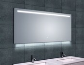 Badkamerspiegel Ambi One 140x60 cm - Dimbaar Led met Spiegelverwarming - 38.4125