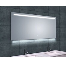 Badkamerspiegel Ambi One 140x60 cm - Dimbaar Led met Spiegelverwarming - 38.4125