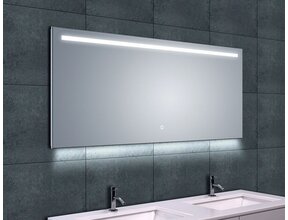 Badkamerspiegel Ambi One 140x60 cm - Dimbaar Led met Spiegelverwarming - 38.4125