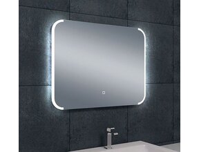Wiesbaden Badkamerspiegel Bracket 80x60 cm - Dimbaar Led met Spiegelverwarming - 38.3780