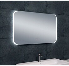 Wiesbaden Badkamerspiegel Bracket 100x60 cm - Dimbaar Led met Spiegelverwarming - 38.3781