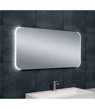 Wiesbaden Wiesbaden Badkamerspiegel Bracket 120x60 cm - Dimbaar Led met Spiegelverwarming - 38.3782