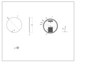 Wiesbaden Ronde Badkamerspiegel Novi 60cm - Dimbaar Led - 38.3706 Wiesbaden Ronde Badkamerspiegel Novi 60cm - Dimbaar Led - 38.3706