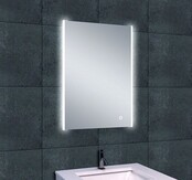 Wiesbaden Badkamerspiegel Duo 50x70cm - Dimbaar Led met Spiegelverwarming - 38.4100