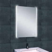 Wiesbaden Badkamerspiegel Duo 50x70cm - Dimbaar Led met Spiegelverwarming - 38.4100