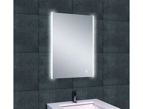 Wiesbaden Badkamerspiegel Duo 50x70cm - Dimbaar Led met Spiegelverwarming - 38.4100