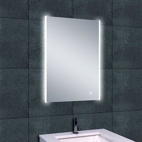 Wiesbaden Badkamerspiegel Duo 50x70cm - Dimbaar Led met Spiegelverwarming - 38.4100