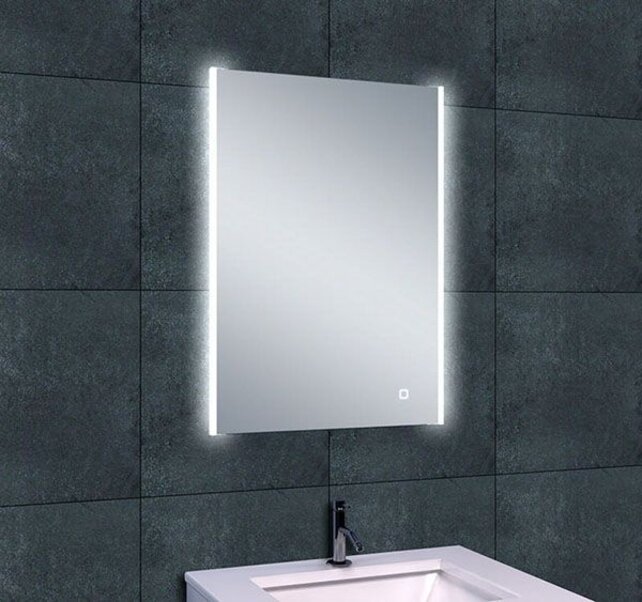 Wiesbaden Badkamerspiegel Duo 50x70cm - Dimbaar Led met Spiegelverwarming - 38.4100