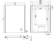 Wiesbaden Badkamerspiegel Duo 50x70cm - Dimbaar Led met Spiegelverwarming - 38.4100