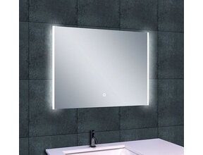 Wiesbaden Badkamerspiegel Duo 80x60cm - Dimbaar Led met Spiegelverwarming - 38.4101