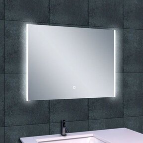 Wiesbaden Badkamerspiegel Duo 80x60cm - Dimbaar Led met Spiegelverwarming - 38.4101