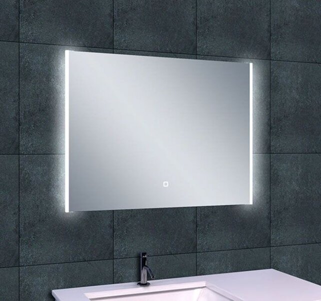 Wiesbaden Badkamerspiegel Duo 80x60cm - Dimbaar Led met Spiegelverwarming - 38.4101