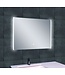 Wiesbaden Badkamerspiegel Duo 80x60cm - Dimbaar Led met Spiegelverwarming - 38.4101