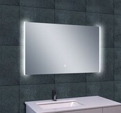 Wiesbaden Badkamerspiegel Duo 100x60cm - Dimbaar Led met Spiegelverwarming - 38.4102