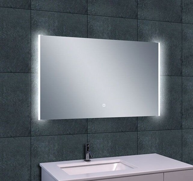 Wiesbaden Badkamerspiegel Duo 100x60cm - Dimbaar Led met Spiegelverwarming - 38.4102