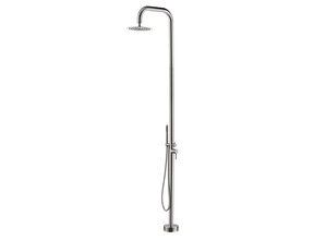 Xellanz Sole buitendouche RVS -304 met handdouche en regendouche 25cm - 24.6010