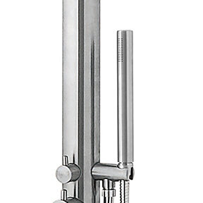 Wiesbaden Sunset buitendouche RVS -316 met handdouche en hoofddouche -  24.7000